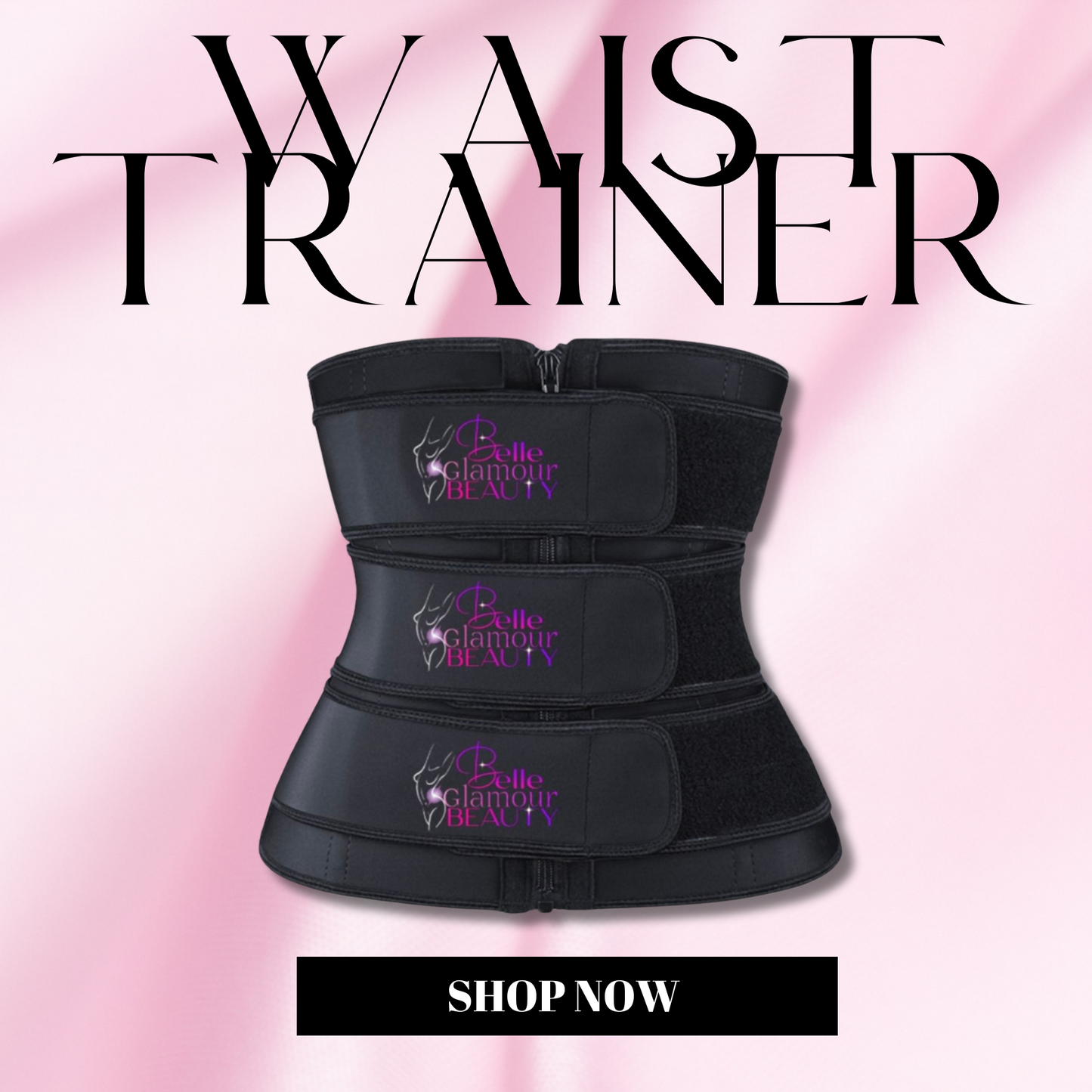 BELLE BODY 3 BAND STRAP WAIST TRAINER